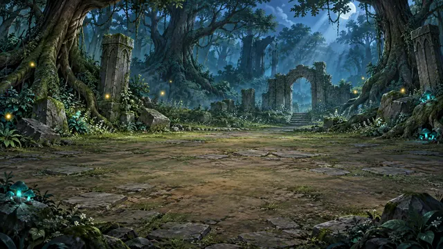 Verdant Frontier battle environment